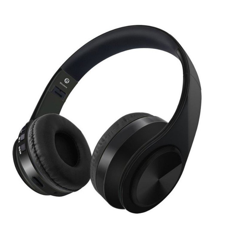 Casti Bluetooth Wireless W802 negru OVER EAR
